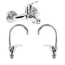 طقم خلاط مياه تركي 2 شجرة Avorio Home Decor Decor Sink