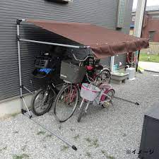 自転車置き場 雨よけ サイクルポート 3台用 ブラウン 3台用 ブラウン 物置 自転車置き場 表札ホームセンター通販のカインズ 自転車置き場 サイクルハウス 自転車置場 diy
