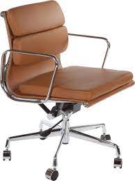 features material cast aluminum leather upholstery product type desk chair brown office chair mid century modern office chair modern office chair