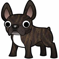 Brindle Black And Brown French Bulldog Cartoon French Bulldog Black Brindle Bicolor French Bulldog Brown Puppy Cartoon Bulldog Cartoon