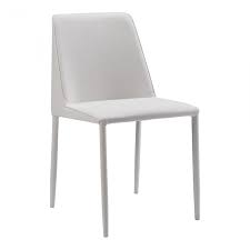 Nora Fabric Dining Chair White M2 Products Moe S Canada In 2020 Dining Chairs White Dining Chairs Fabric Dining Chairs