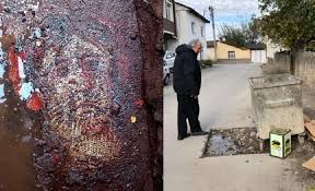 Roman Era Mosaic Left Underneath Dumpster In Bursa Roman Era Mosaic Roman