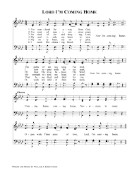 Lord I M Coming Home Gospel Song Piano Music Im Coming Home