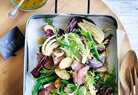 Warmer Rindfleischsalat Mit Senfdressing Frisch Gekocht Rezept Rindfleischsalat Senf Dressing Salat