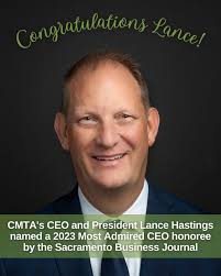 Congrats Lance! The Sacramento Business Journal announced CMTA's CEO and…