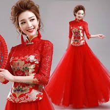 Chinese Wedding Dress Evening Dresses With Sleeves Evening Dresses For Weddings Red Evening Dress