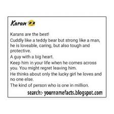 Karan Name Facts Facts Names Names With Meaning