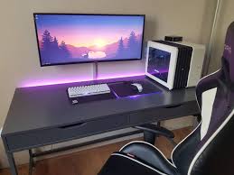 Linxspiration Diy Computer Desk Gaming Computer Desk Computer Setup