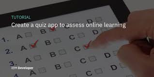 Zoe samuel 6 min quiz sewing is one of those skills that is deemed to be very. Create A Quiz App To Assess Online Learning Ibm Developer
