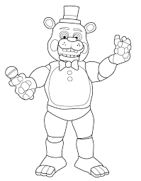 Now it's time to learn your colors. Toy Freddy Fnaf Coloring Page Free Printable Coloring Pages For Kids