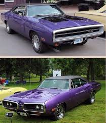 1969 Dodge Charger 1969 Plymouth Super Bee Color Plum Crazy Mopar Muscle Cars Hot Rods Cars Muscle Muscle Cars