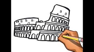Lo mandó construir el emperador vespasiano en el año 72 d. Como Dibujar Facil El Antiguo Coliseo De Roma Antigua How To Draw Easily The Old Coliseum Of Rome Youtube
