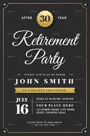 It is a formal way of expressing how was the experience of the employee in the company for the years spent working there. Gold Retirement Invitation Flyer Templates By Vector Vactory Graphicriver