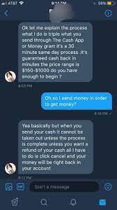 Log in to the app to see if you have any requests for money. Cash App Scam Scams