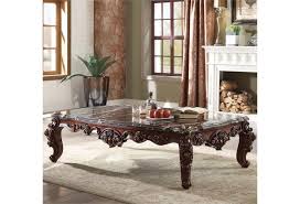 For those seeking a hint of the traditional for their living room, avetex furniture's classic coffee tables might well be the perfect choice. Acme Furniture Forsythia Ornately Carved Traditional Coffee Table With Black Marble Top Rooms For Less Cocktail Coffee Tables