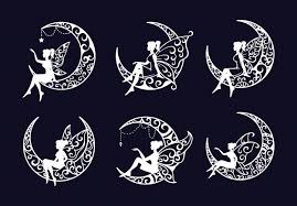 Here you can find all fun with mama's printable packs. Free Vector Fairy Silhouette In Nature
