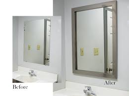 Polished Chrome Mirror Frame Kit All You Need Is A Tape Measure Phillips Head Screwdriver And 20 Mi Mirror Frame Kits Unique Bathroom Bathroom Mirror Frame
