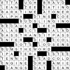Look carefully at the all questions before put your answer, this quiz have 24 different questions. La Times Crossword 17 Jan 20 Friday Laxcrossword Com