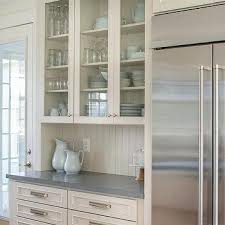 Popular white kitchen cabinets gleam with pizzazz, do you agree? Cream Raised Panel Kitchen Cabinets Design Ideas