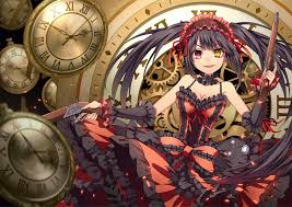 Kurumi Date A Live Animasi Seni Anime Ilustrasi