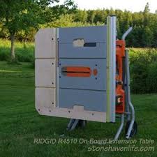 Ridgid R4510 On Board Extension Table Download The Free Plans To Diy Your Own 10 Inch Extension Surface Tha Table Saw Extension Diy Table Saw Extension Table