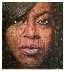 Monday morning contemplation. After months of painting, experimenting, and  looking at this piece, it may be done. . . . #inthestudio #studioview  #studiovibe #contemporarytextileart #fineart #womeninart #womanpainting  #painting #contemporaryart ...