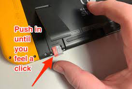 If an error message about your sd card not being readable pops up, close it. How To Insert An Sd Card Into A Nintendo Switch