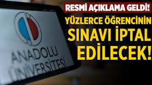 Son dakika açıköğretim haberleri ve en sıcak haber akışı burada! Acikogretim Sinavlarina Girenler Dikkat Yuzlerce Ogrencinin Sinavi Iptal Edilecek