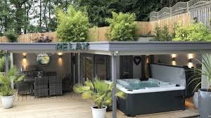 You can still plant trees and brush around the outside of your deck. Inspiring Hot Tub Privacy Ideas For Extra Comfort And Protection Decortrendy