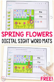Sight words are words that don't follow the usual rules and therefore need to be memorized by 2. Digital Spring Sight Word Mats For Google Slides And Seesaw