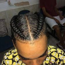 Keep it simple and effortless by sectioning hair down the middle and braiding the hair starting at the base of the neck. 9 Alluring Two Braided Hairstyles For Men Trending In 2021