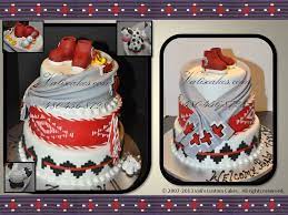 Navajo Baby Shower Cake Basket Design With Sash Belt And Chief S Blanket Wrap Baby Shower Cake Designs Baby Shower Cakes Custom Cakes