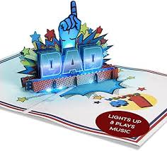As i mentioned earlier, you can do this in any graphics editor. Amazon Com 100 Greetings Light Music Fathers Day Pop Up Card 3d 1 Dad Card Light Up Popup Plays Superman Themed Song Fathers Day Card From Daughter