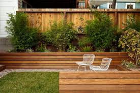 Outdoor planters are an easy way to add character and detail to any landscape. 12 Ideas For Including Built In Wood Planters In Your Outdoor Space