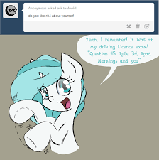 604564 - safe, artist:dreadcoffins, oc, oc only, oc:teal swirl, pony,  unicorn, ask teal swirl, pun, rule 34, solo, tumblr - Derpibooru