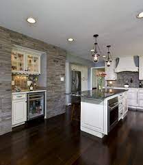 Check spelling or type a new query. Dark Mahogany Wood Floor Stone Wall Bench Seat Bring Kitchen To Life Contemporary Kitchen Dc Metro By Michael Nash Design Build Homes Houzz Ie