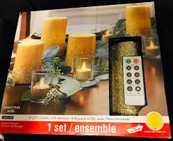 Ashland Christmas Noel 8 Pc Led Candles W Remote New In Box For Sale Online