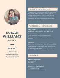 Blue And Cream Sidebar Scholarship Resume Scholarships Job Interview Answers Resume Template Professional
