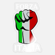 Il movimento politico forza italia o semplicemente forza italia (fi), è un partito politico italiano di centrodestra, attivo dal 18 gennaio 1994 al 27 marzo 2009 e nuovamente dal 16 novembre 2013. Italy Fist Forza Italia Sticker Spreadshirt