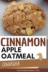 Cinnamon Apple Oatmeal Cookies Recipe Recipe Oatmeal Cookie Recipes Apple Oatmeal Cookies Apple Cookies Recipes