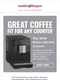 Countertop coffee machine with onetouch for two for the ultimate in coffee enjoyment. Seattle Coffee Gear Introducing The New Miele Cm5300 Milled