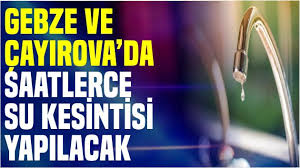 Sivas ta 13 saatlik su kesintisi son dakika guncel haberler. Gebze Ve Cayirova Da Saatlerce Su Kesintisi Yapilacak 41 Havadis I Kocaeli Nin Haber Merkezi