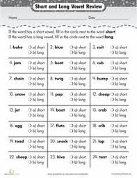 Learn And Practice Vowel For Kids Printable Short Long First Grade Phonics Long Vowels Vowel Activities