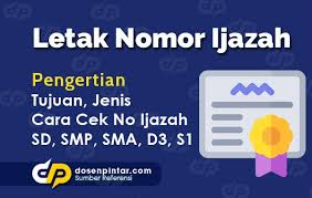 Letak tahun terbit nomer ijazah. Cara Melihat Letak Nomor Ijazah Sd Smp Sma D3 S1 Dosenpintar Com