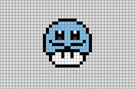 Pokemon Mario Mushroom 1 Pixel Art In 2020 Pixel Art Pixel Art Design Lego Art
