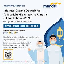 Oleh pemerintah, hari kenaikan isa almasih ditetapkan sebagai hari libur. Bank Mandiri V Twitter Pengumuman Dalam Rangka Menghadirkan Layanan Terbaik Bagi Nasabah Daftar Layanan Cabang Bank Mandiri Yang Tetap Beroperasi Pada Periode Libur Kenaikan Isa Almasih Dan Libur Lebaran 2020 Dapat Diakses