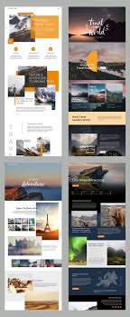 Free Templates By Nicepage Builder Web Layout Design Website Layout Inspiration Travel Website Design