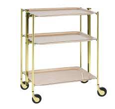 Table Roulante Pliante Textable Dore 3 Plateaux Bois Bouleau 500351mbbl Platex Avis Et Prix Francis Batt