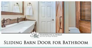 Barn door track diy tutorial: Sliding Barn Door For Bathroom Mk Remodeling And Design