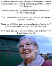 U.S. President Donald Trump opened a new golf course bearing his name in  Scotland